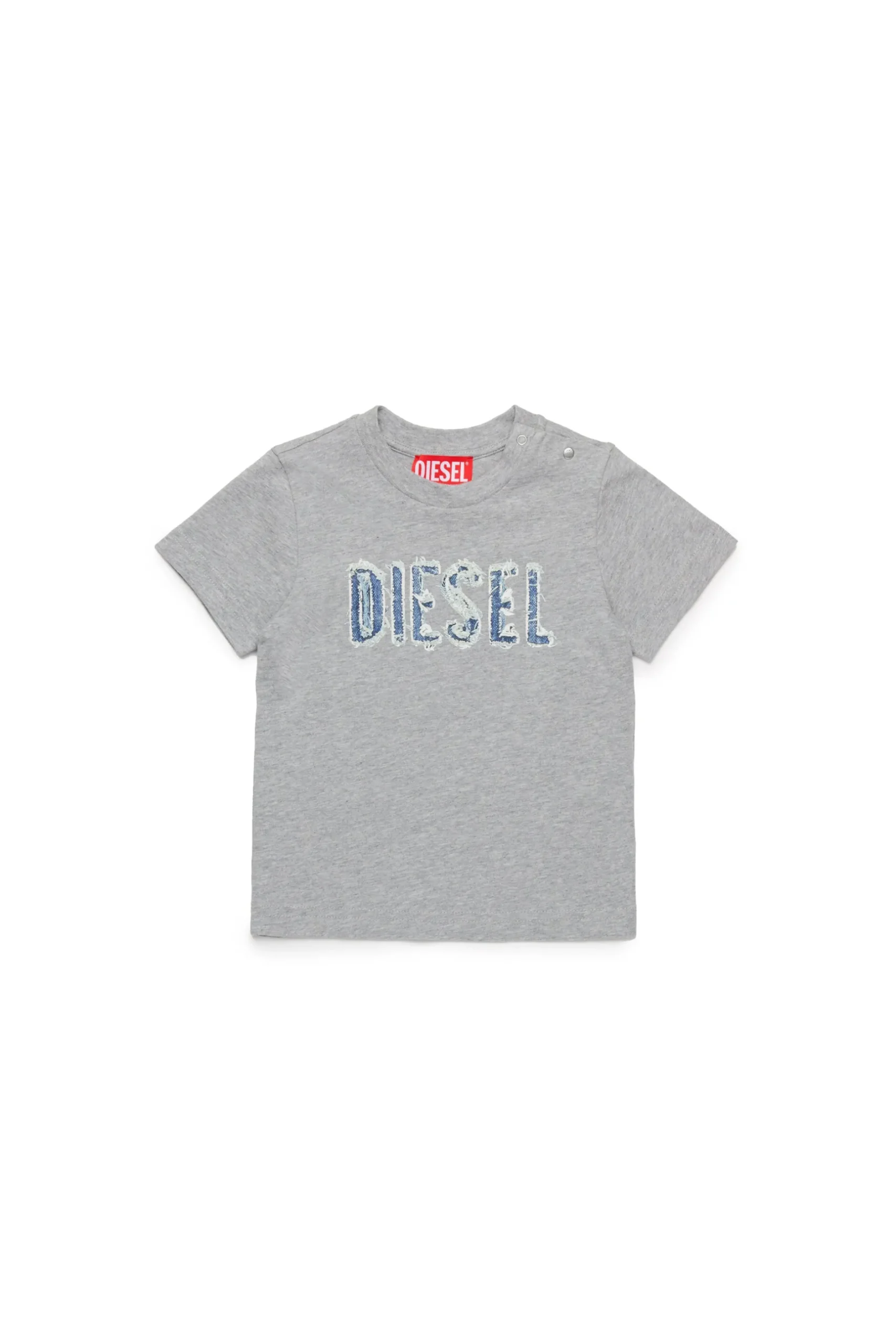 DIESEL T-shirt con grafica effetto denim | Bambino T-Shirt | Logomania