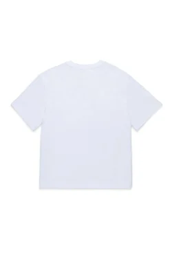DIESEL T-shirt con grafica farfalla e rhinestones | T-Shirts