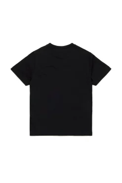 N°21 T-shirt con grafica Flames | Bambino Logomania | Logomania