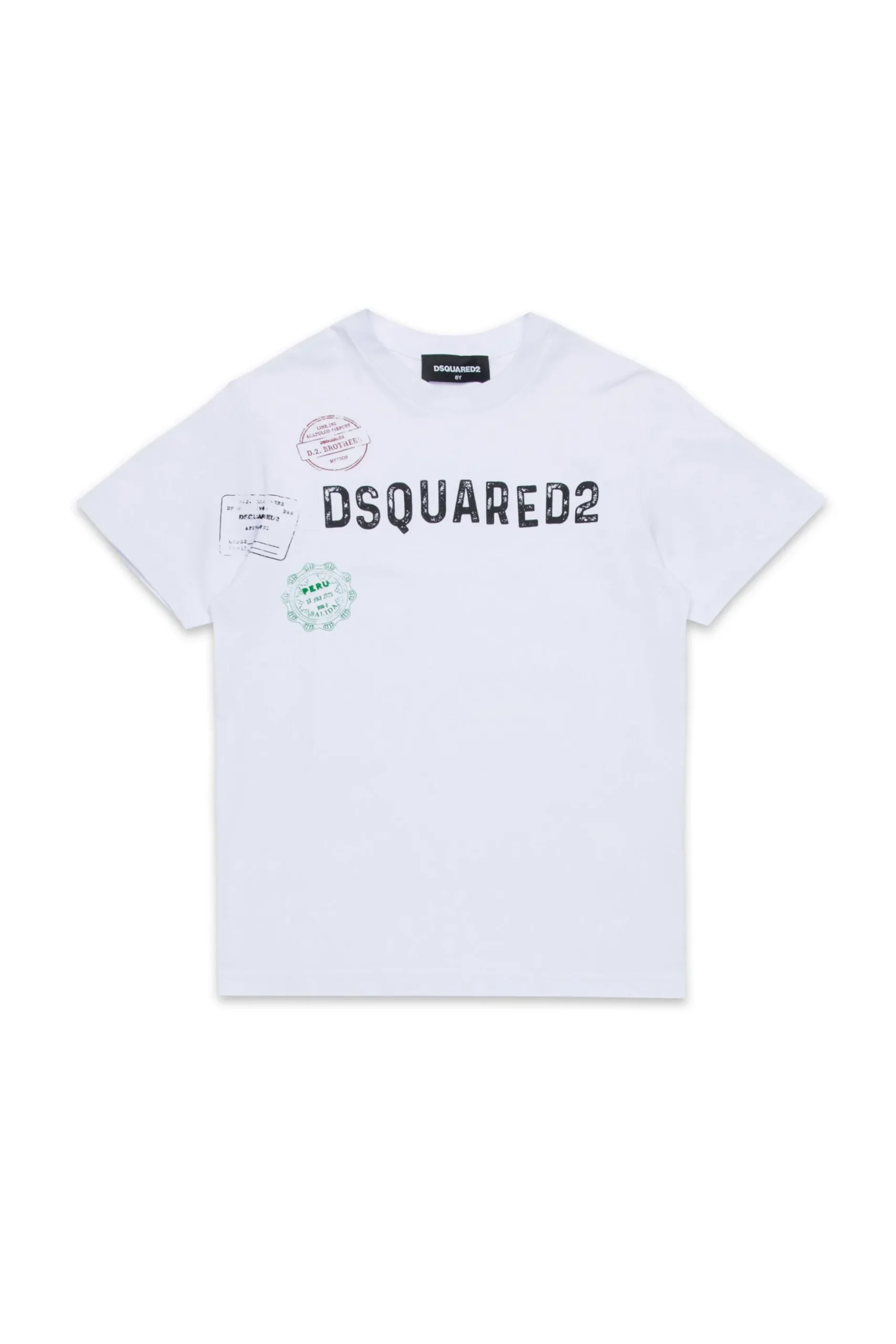 DSQUARED2 T-shirt con grafica Passport | Bambino T-Shirts | Logomania