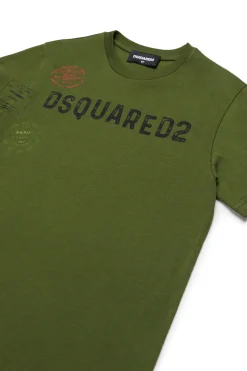 DSQUARED2 T-shirt con grafica Passport | Bambino T-Shirts | Logomania