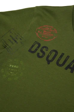 DSQUARED2 T-shirt con grafica Passport | Bambino T-Shirts | Logomania