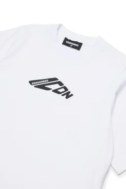 DSQUARED2 T-shirt con logo a contrasto | Bambino T-Shirts | Logomania