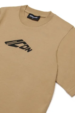DSQUARED2 T-shirt con logo a contrasto | Bambino T-Shirts | Logomania