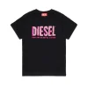 DIESEL T-shirt con logo con paillettes | T-Shirts