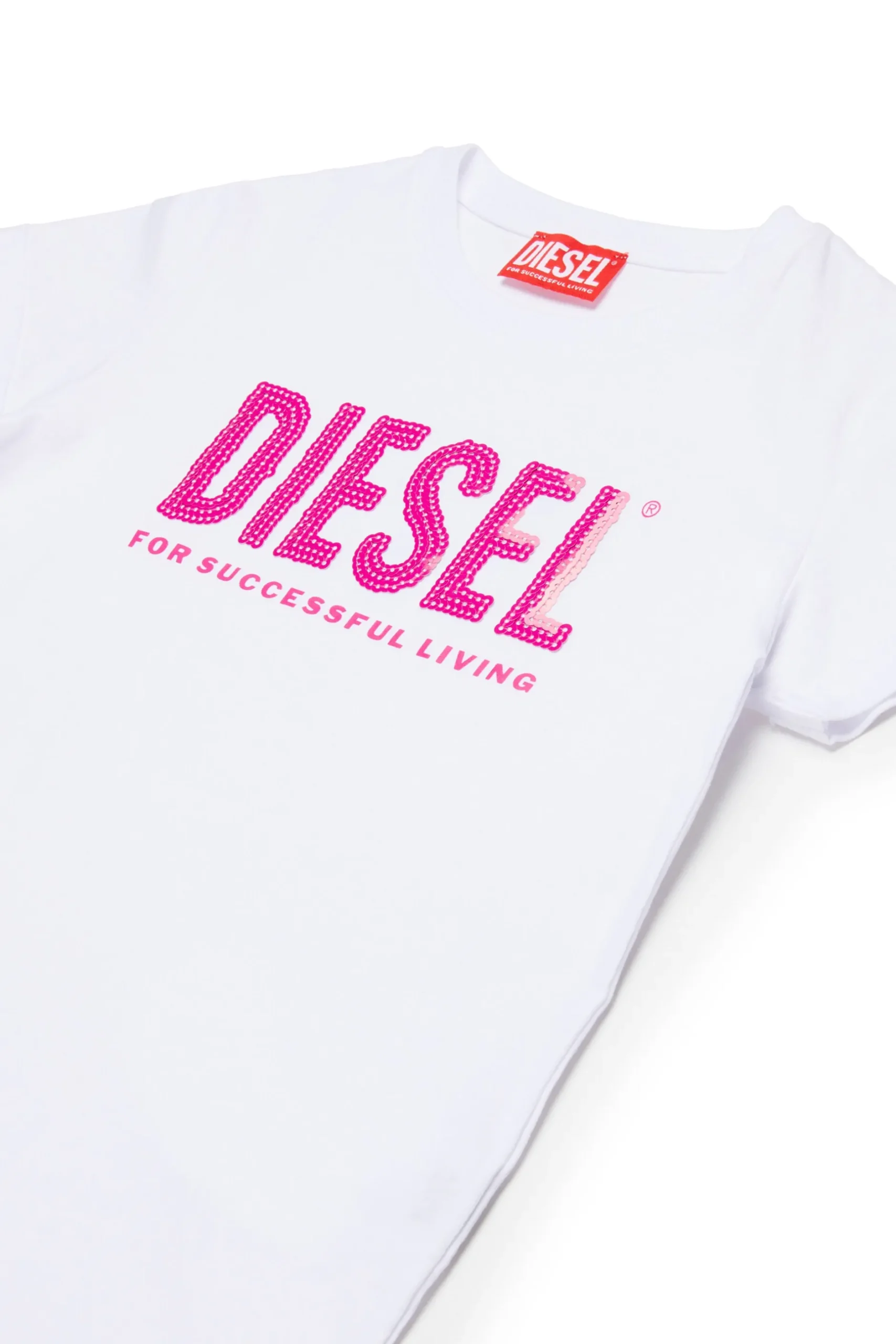 DIESEL T-shirt con logo con paillettes | T-Shirts