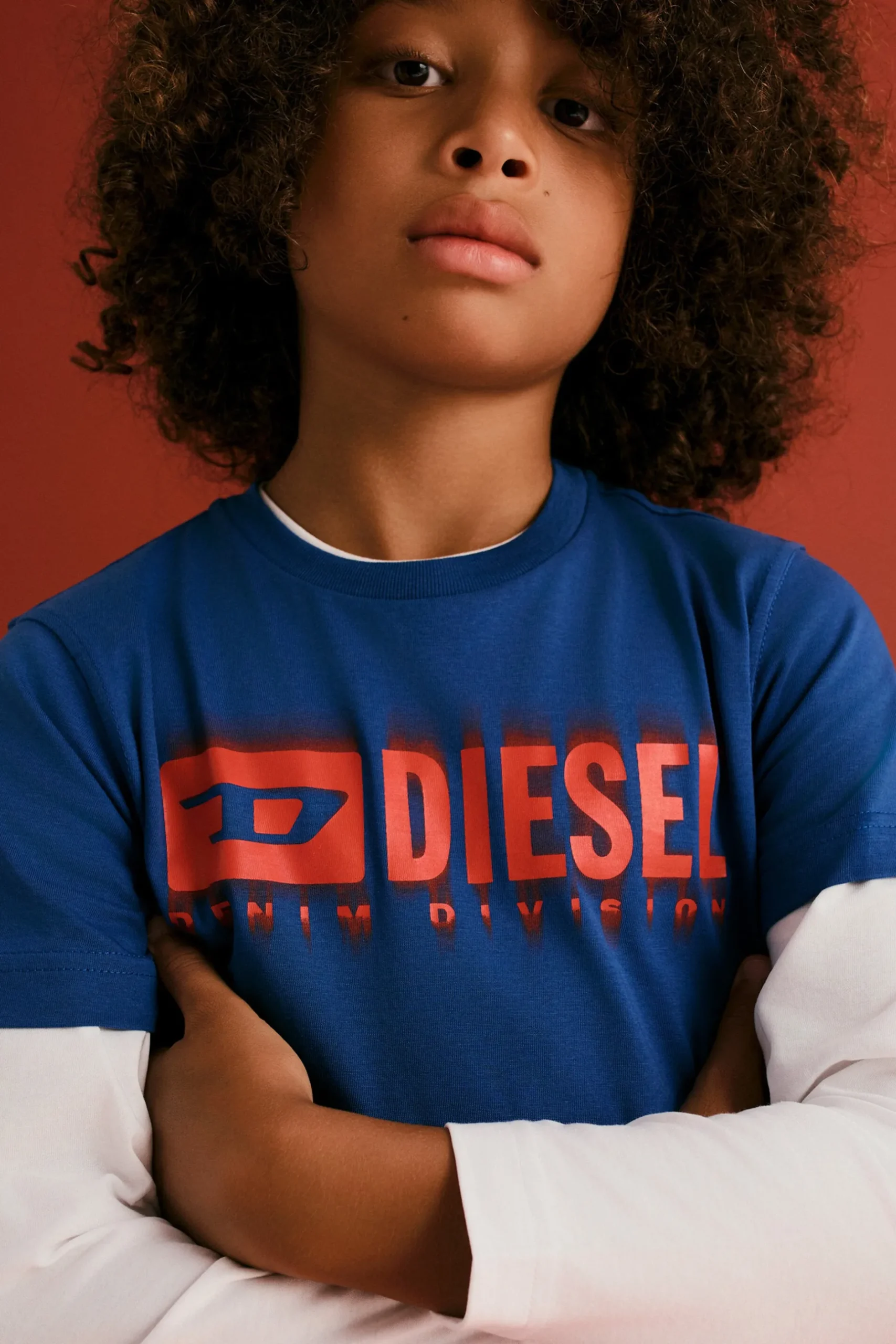 DIESEL T-shirt con logo degradé | Bambino T-Shirts