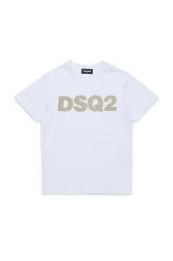 DSQUARED2 T-shirt con logo DSQ2 | Bambino T-Shirts | Logomania