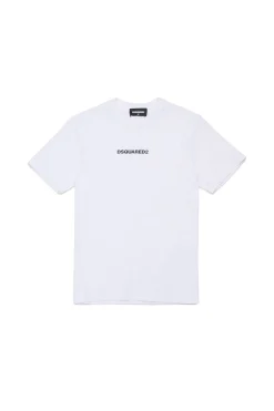 DSQUARED2 T-shirt con logo effetto gommato | Bambino T-Shirts | Activewear