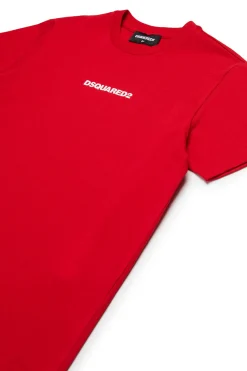 DSQUARED2 T-shirt con logo effetto gommato | Bambino T-Shirts | Activewear