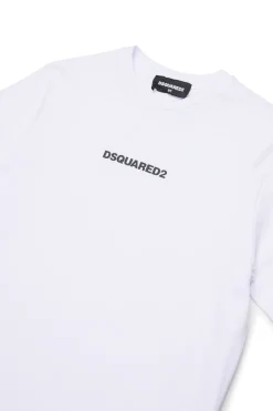 DSQUARED2 T-shirt con logo effetto gommato | Bambino T-Shirts | Activewear