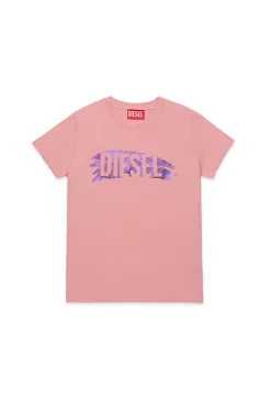 DIESEL T-shirt con logo effetto pennellato | T-Shirts