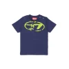 DIESEL T-shirt con logo Oval D effetto used | Bambino T-Shirt | Oval D By Diesel