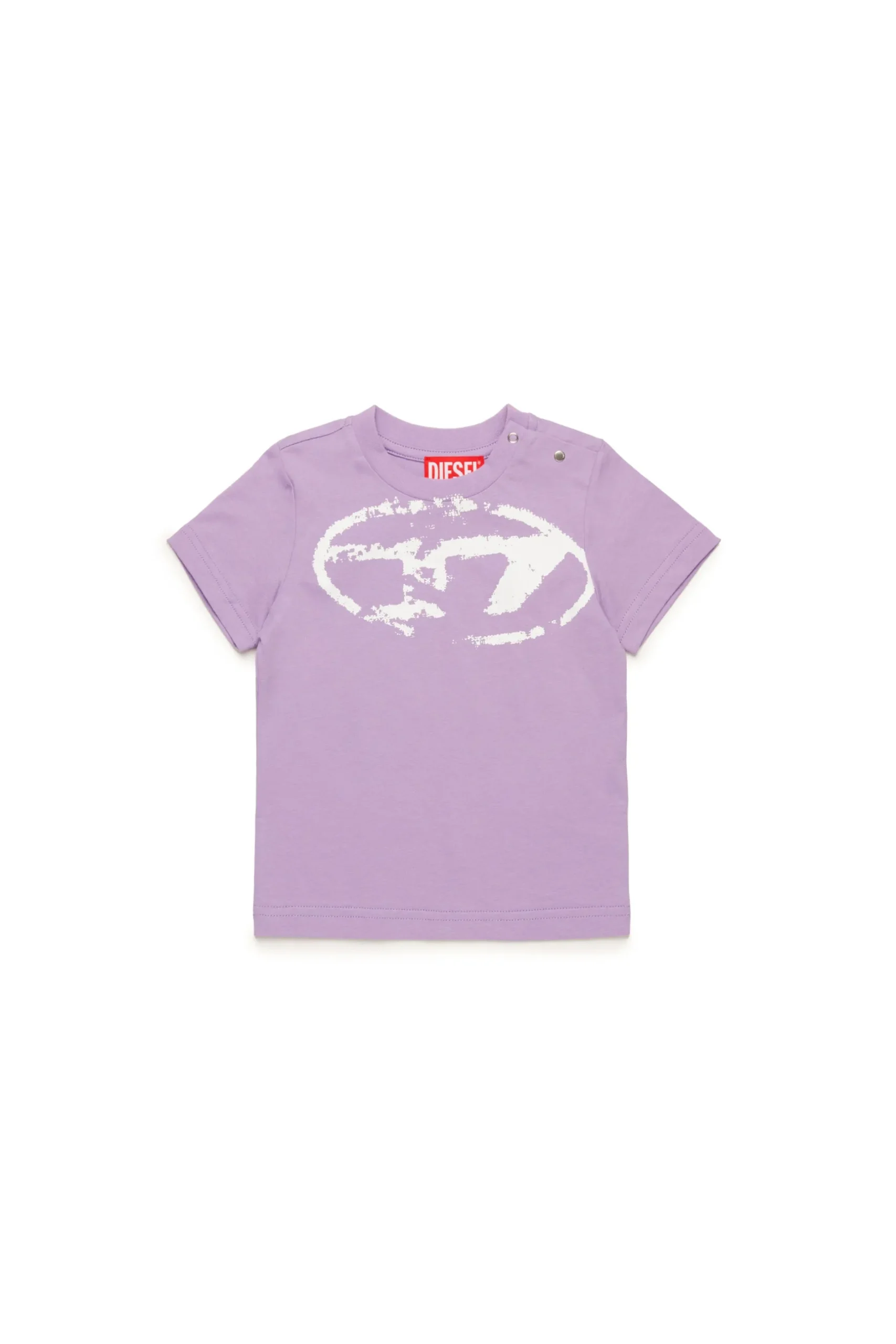 DIESEL T-shirt con logo Oval D effetto used | Bambino T-Shirt | Oval D By Diesel