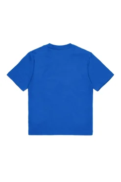 DIESEL T-shirt con logo Oval D effetto used | Bambino Oval D By Diesel | Oval D By Diesel