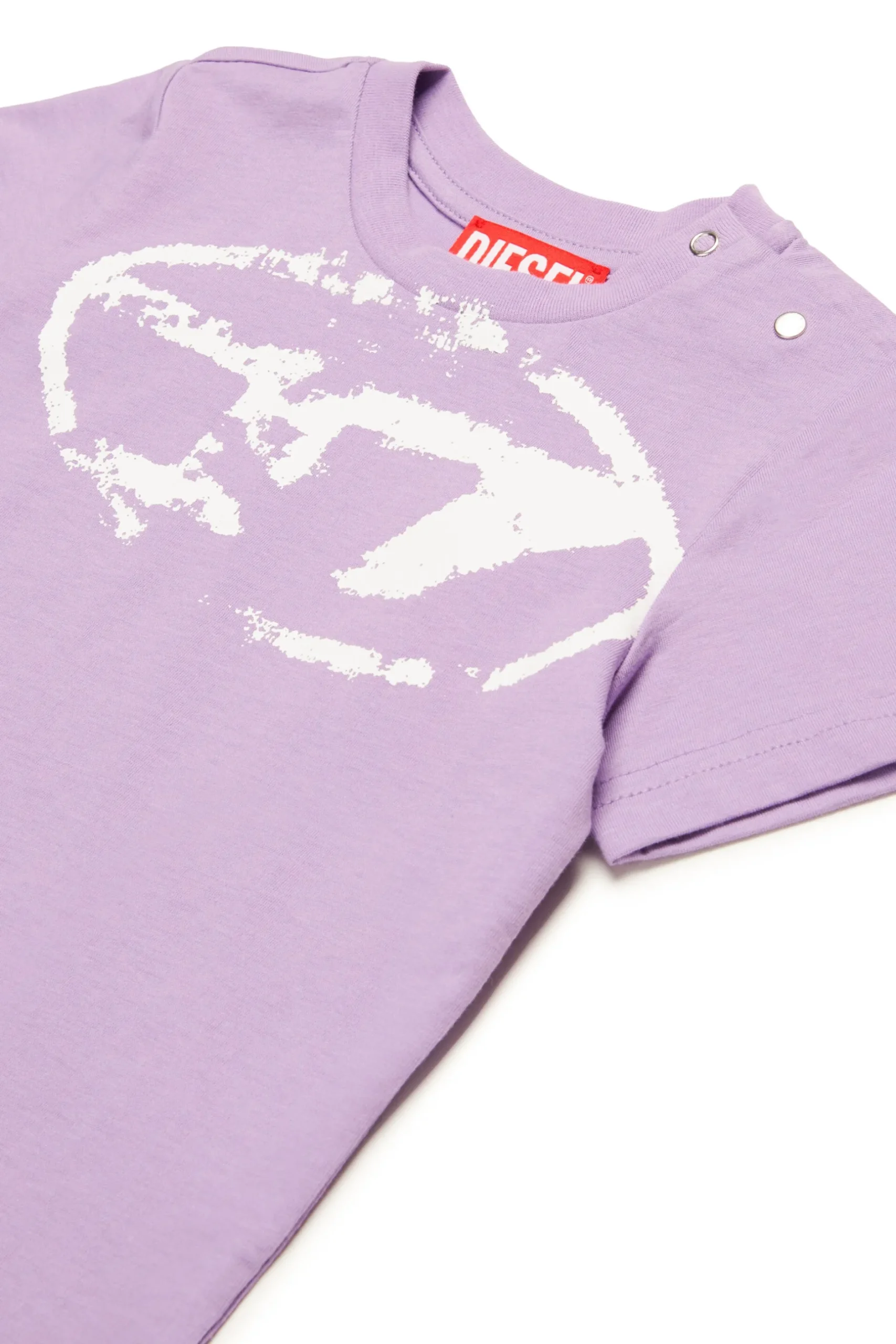 DIESEL T-shirt con logo Oval D effetto used | Bambino T-Shirt | Oval D By Diesel