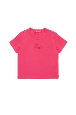 DIESEL T-shirt con logo oval D ricamato | T-Shirts