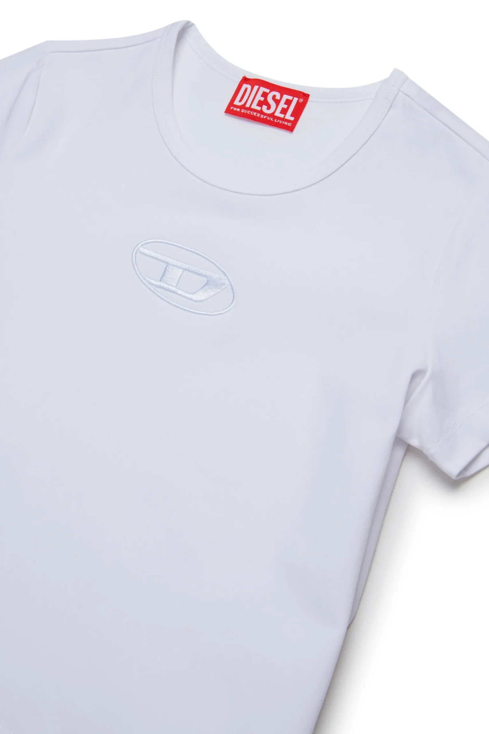 DIESEL T-shirt con logo oval D ricamato | T-Shirts