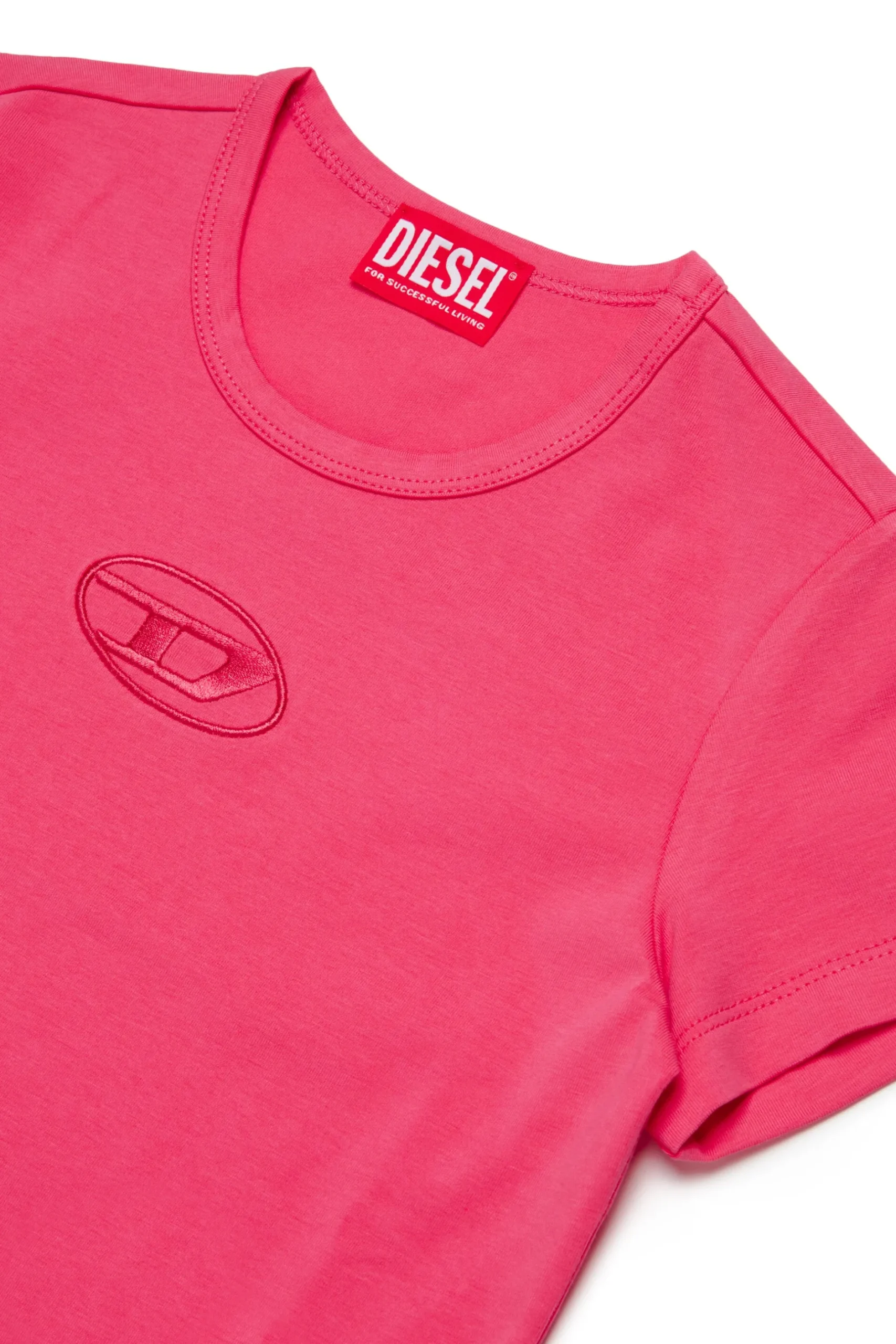 DIESEL T-shirt con logo oval D ricamato | T-Shirts