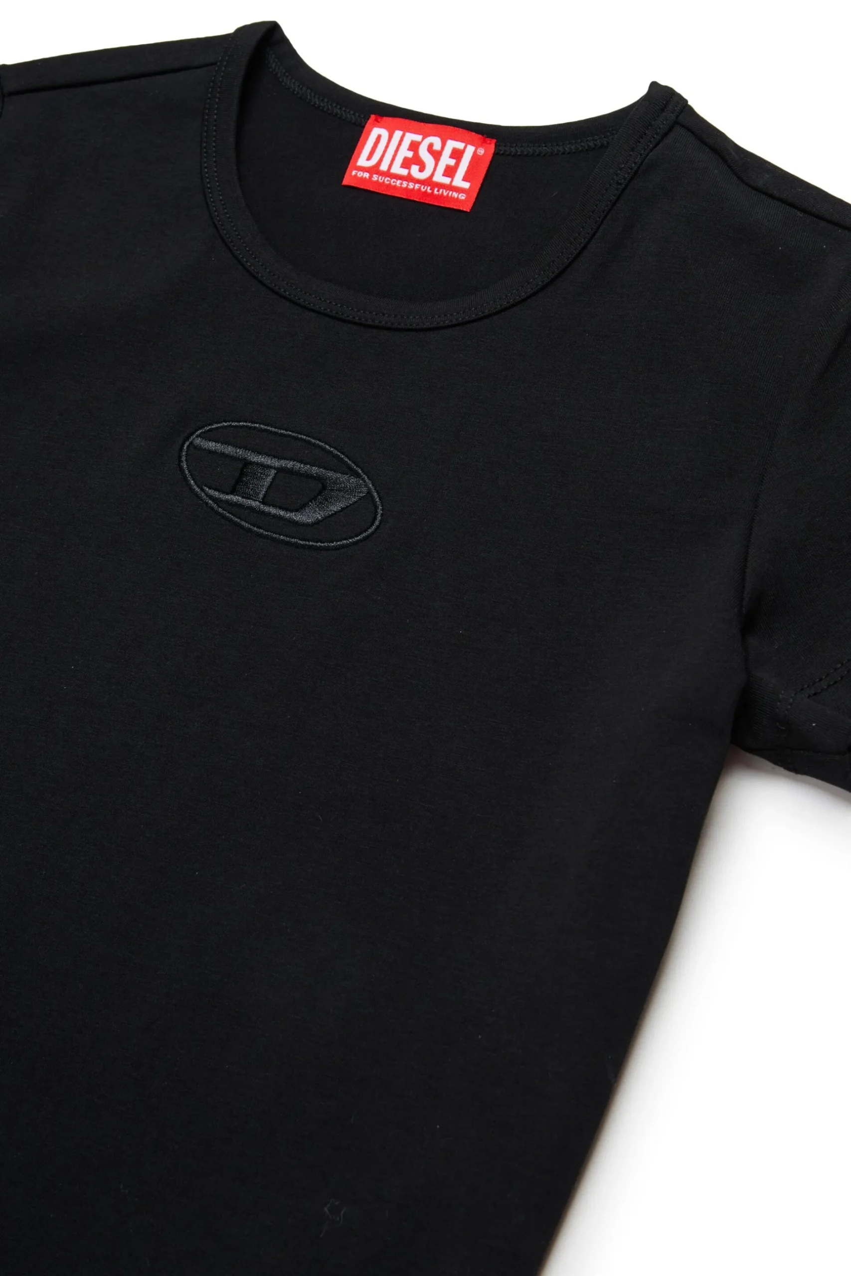 DIESEL T-shirt con logo oval D ricamato | T-Shirts