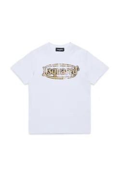DSQUARED2 T-shirt con logo vintage | Bambino T-Shirts | Logomania