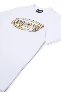 DSQUARED2 T-shirt con logo vintage | Bambino T-Shirts | Logomania