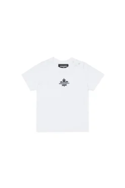 DSQUARED2 T-shirt con Maple Leaf | Bambino T-Shirt | Activewear