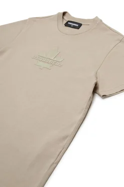 DSQUARED2 T-shirt con Maple Leaf | Bambino T-Shirts | Activewear