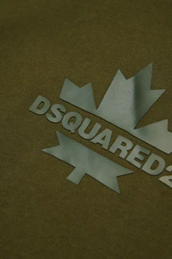 DSQUARED2 T-shirt con Maple Leaf | Bambino T-Shirts | Activewear