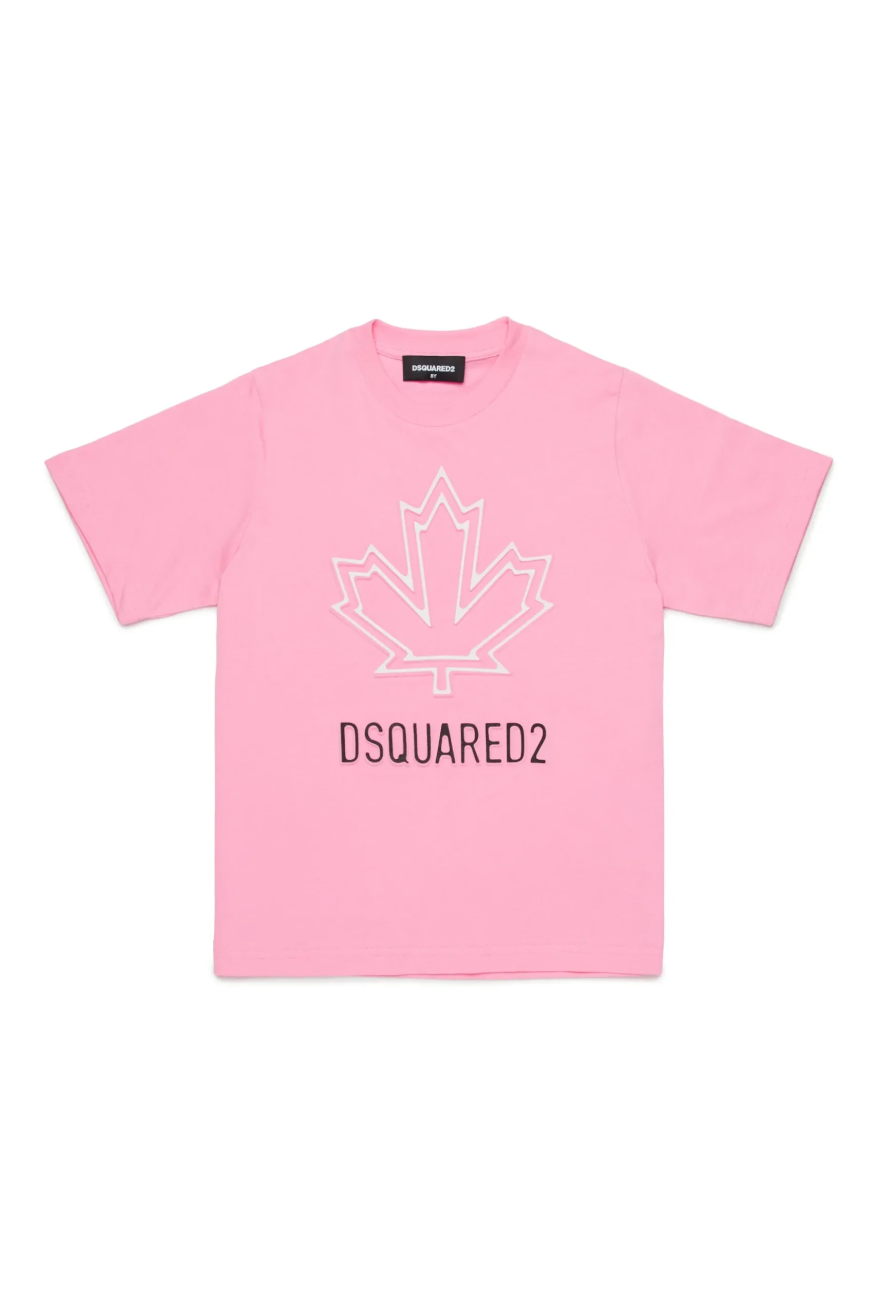 DSQUARED2 T-shirt con Maple Leaf outline | Bambino T-Shirts | Logomania