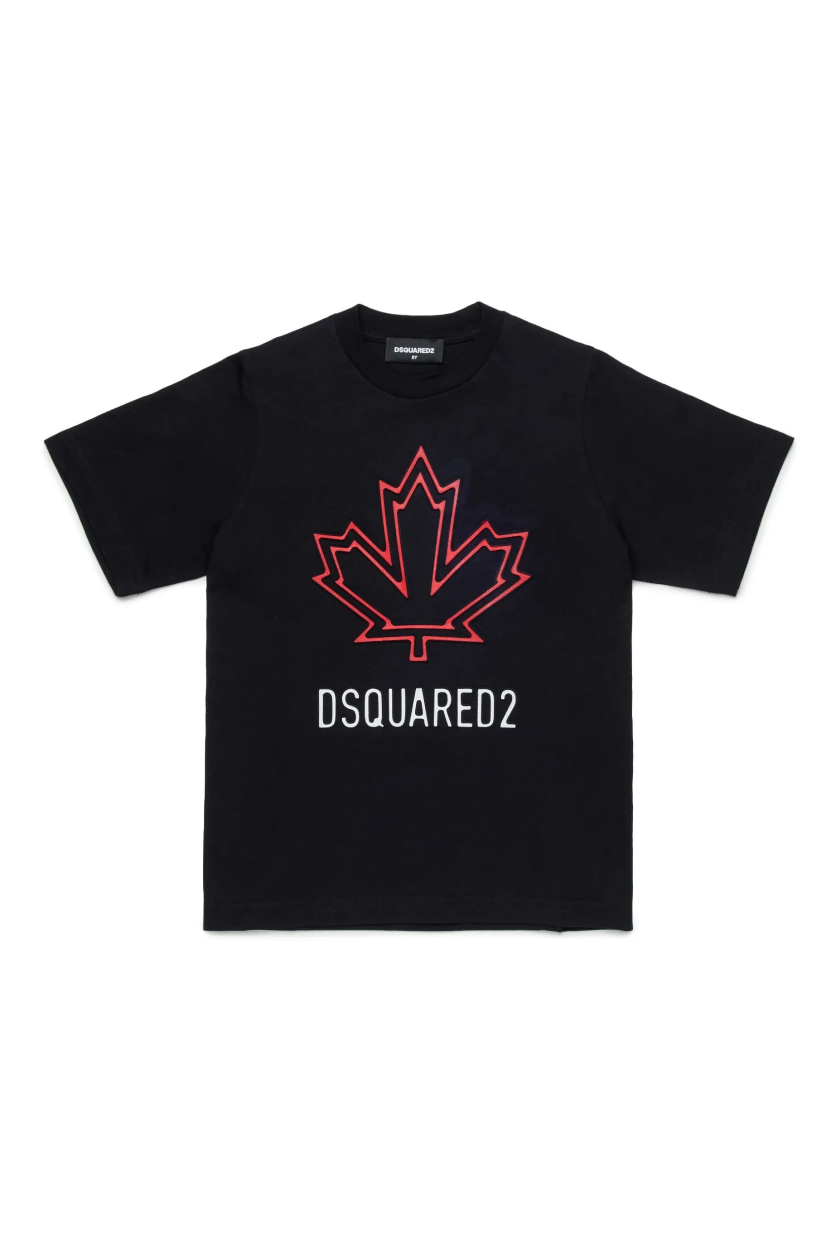 DSQUARED2 T-shirt con Maple Leaf outline | Bambino T-Shirts | Logomania