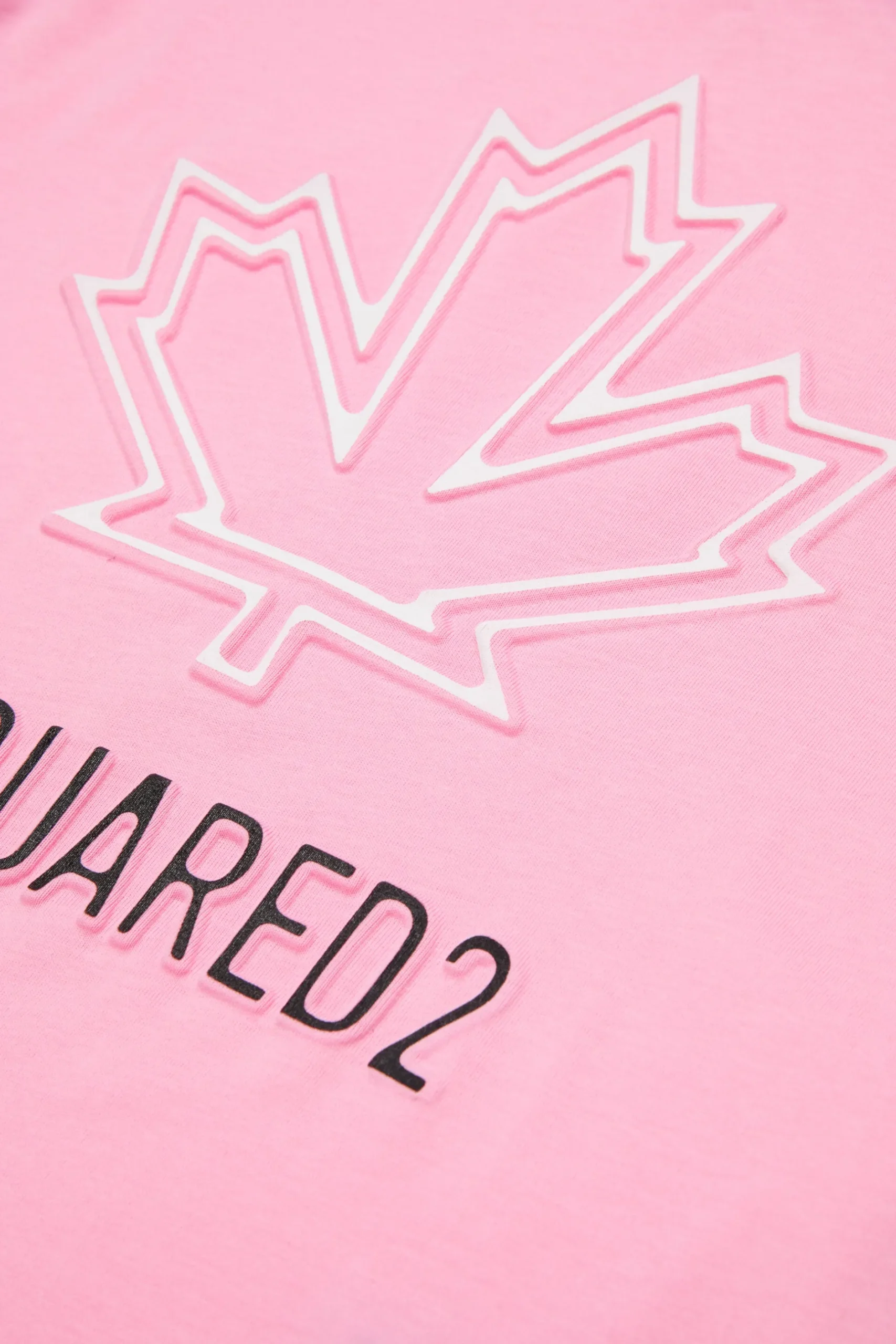 DSQUARED2 T-shirt con Maple Leaf outline | Bambino T-Shirts | Logomania