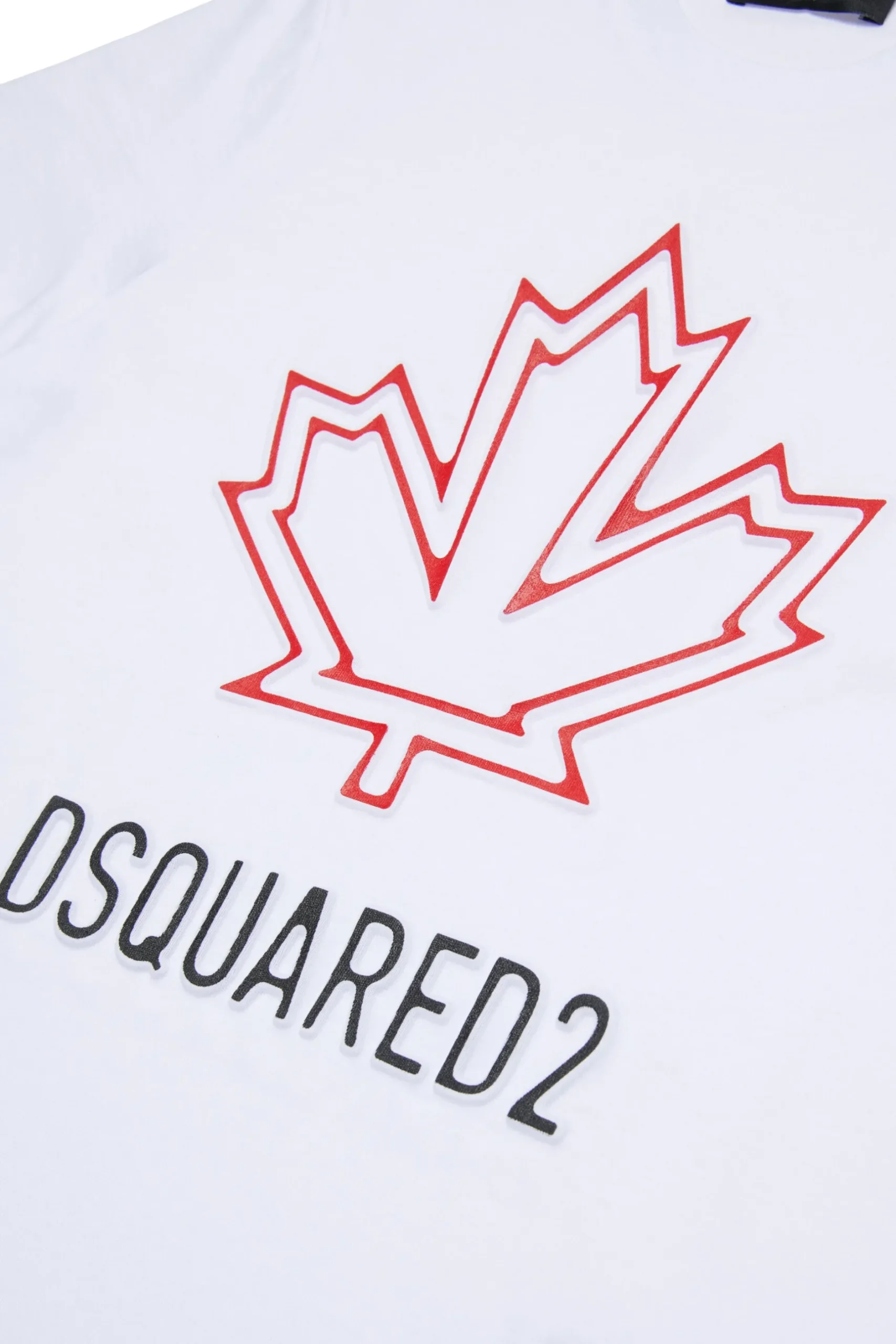 DSQUARED2 T-shirt con Maple Leaf outline | Bambino T-Shirts | Logomania
