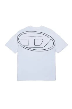 DIESEL T-shirt con maxi logo Oval D | Bambino Oval D By Diesel | Oval D By Diesel