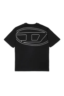 DIESEL T-shirt con maxi logo Oval D | Bambino Oval D By Diesel | Oval D By Diesel