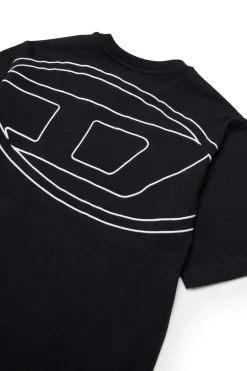 DIESEL T-shirt con maxi logo Oval D | Bambino Oval D By Diesel | Oval D By Diesel