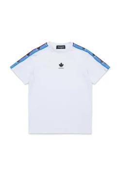 DSQUARED2 T-shirt con nastro logato | Bambino Swimwear | Swimwear