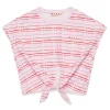 MARNI T-shirt con nodo allover Check | T-Shirts