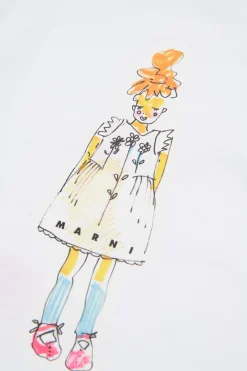 MARNI T-shirt con stampa bambolina | T-Shirt