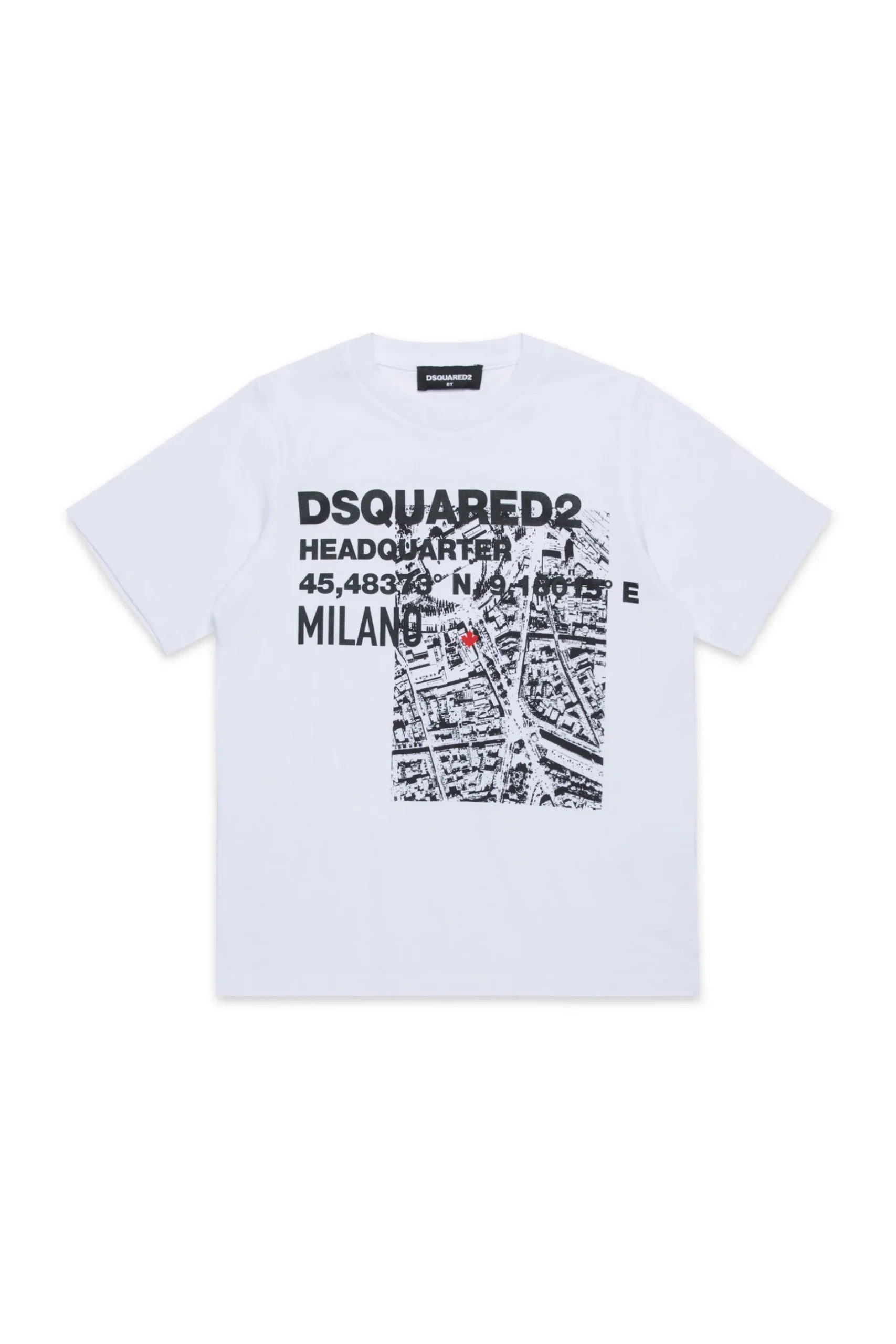 DSQUARED2 T-shirt con stampa D2 Headquarter | Bambino T-Shirts | T-Shirts