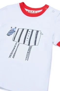 MARNI T-shirt con stampa zebra | T-Shirt
