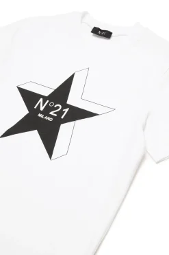 N°21 T-shirt con stella logo | Bambino T-Shirts