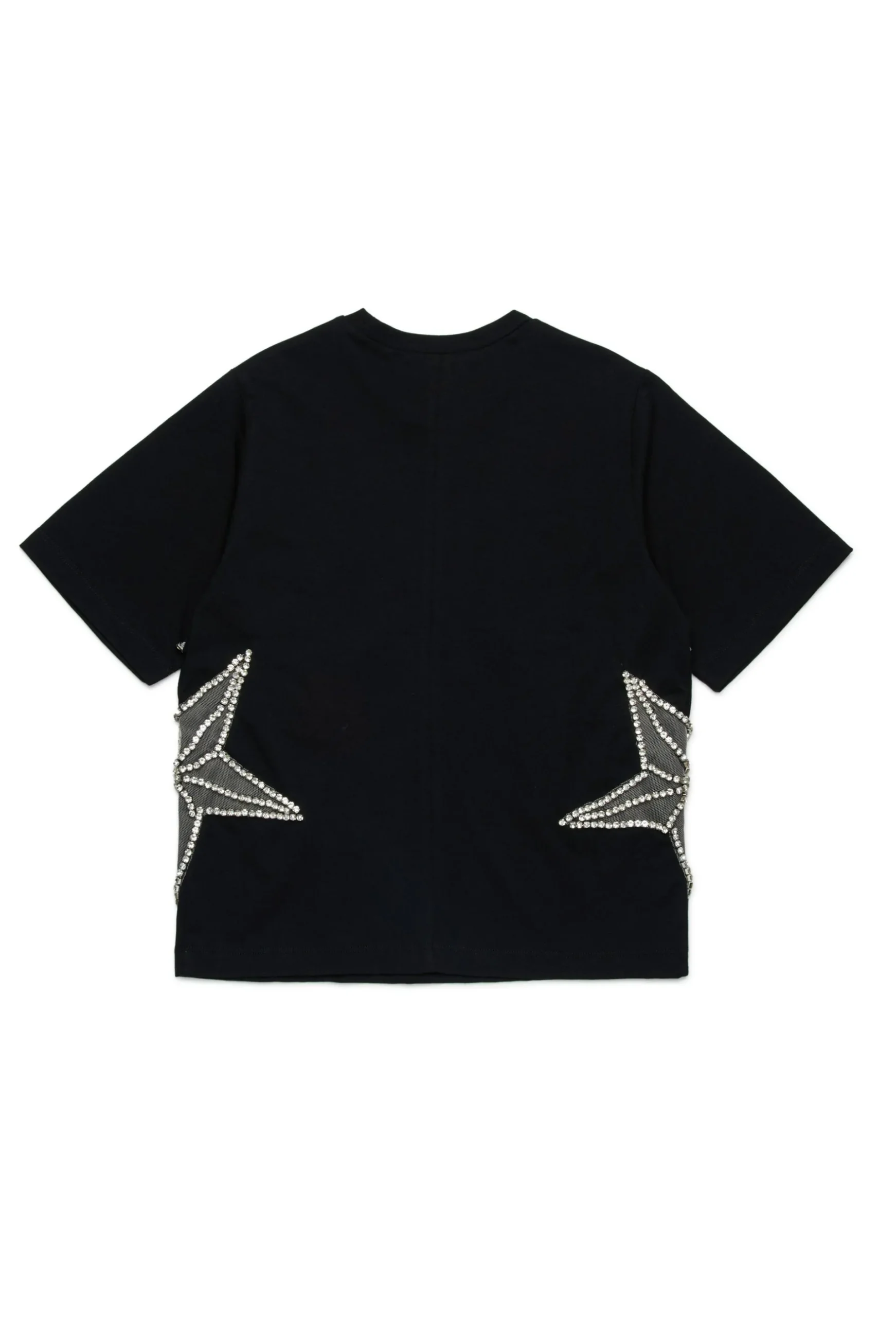 DSQUARED2 T-shirt con stelle in mesh e cristalli | T-Shirts