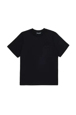 DSQUARED2 T-shirt con taschino e logo Icon New Generation | Bambino T-Shirts | T-Shirts