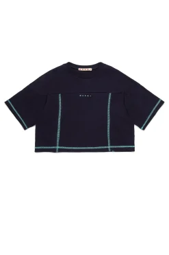 MARNI T-shirt cropped con logo | Bambino T-Shirts | Activewear