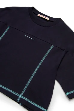 MARNI T-shirt cropped con logo | Bambino T-Shirts | Activewear