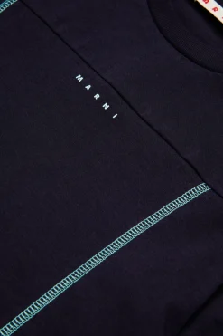 MARNI T-shirt cropped con logo | Bambino T-Shirts | Activewear