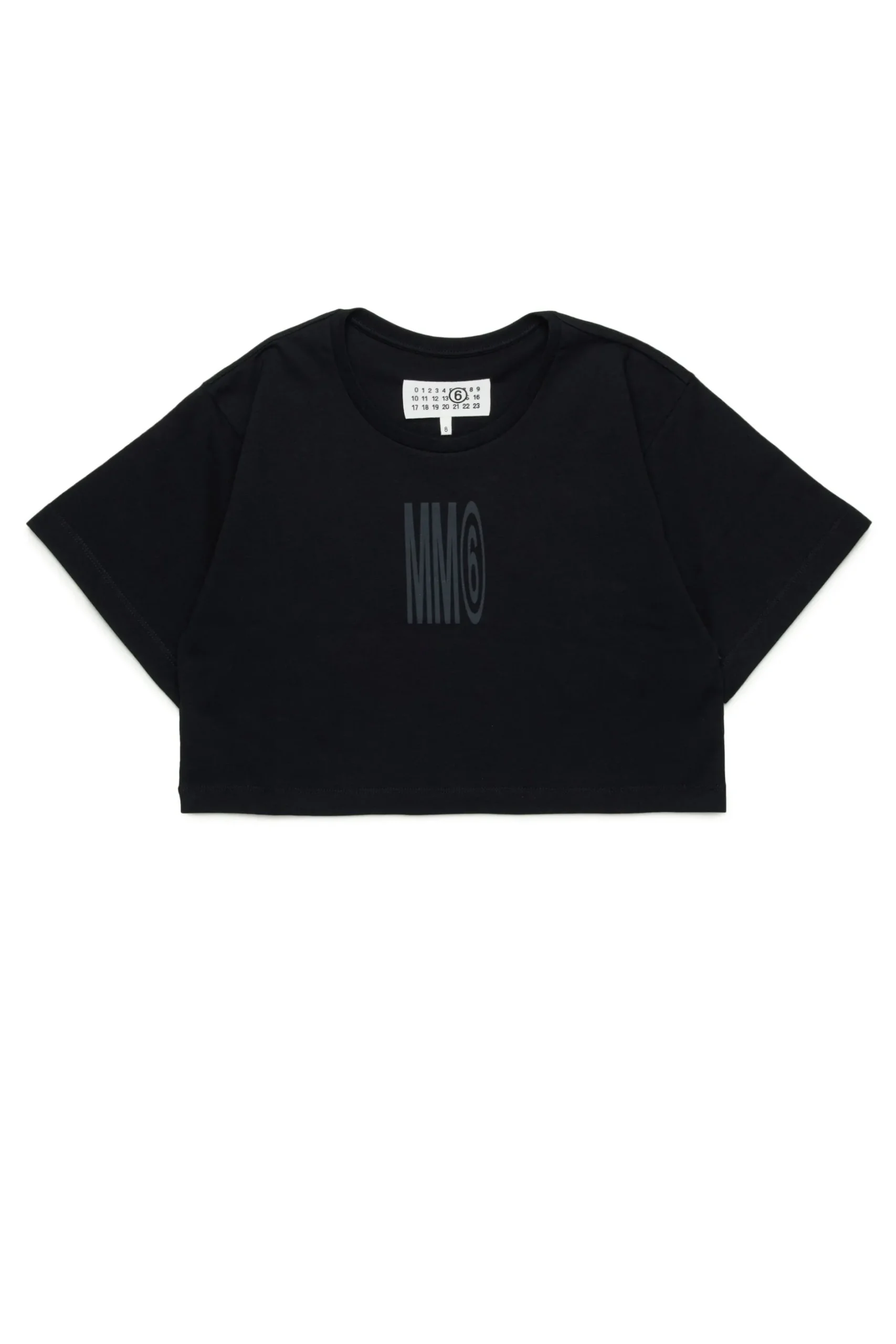 MM6 MAISON MARGIELA T-shirt cropped con logo istituzionale | Bambino T-Shirts | Logomania