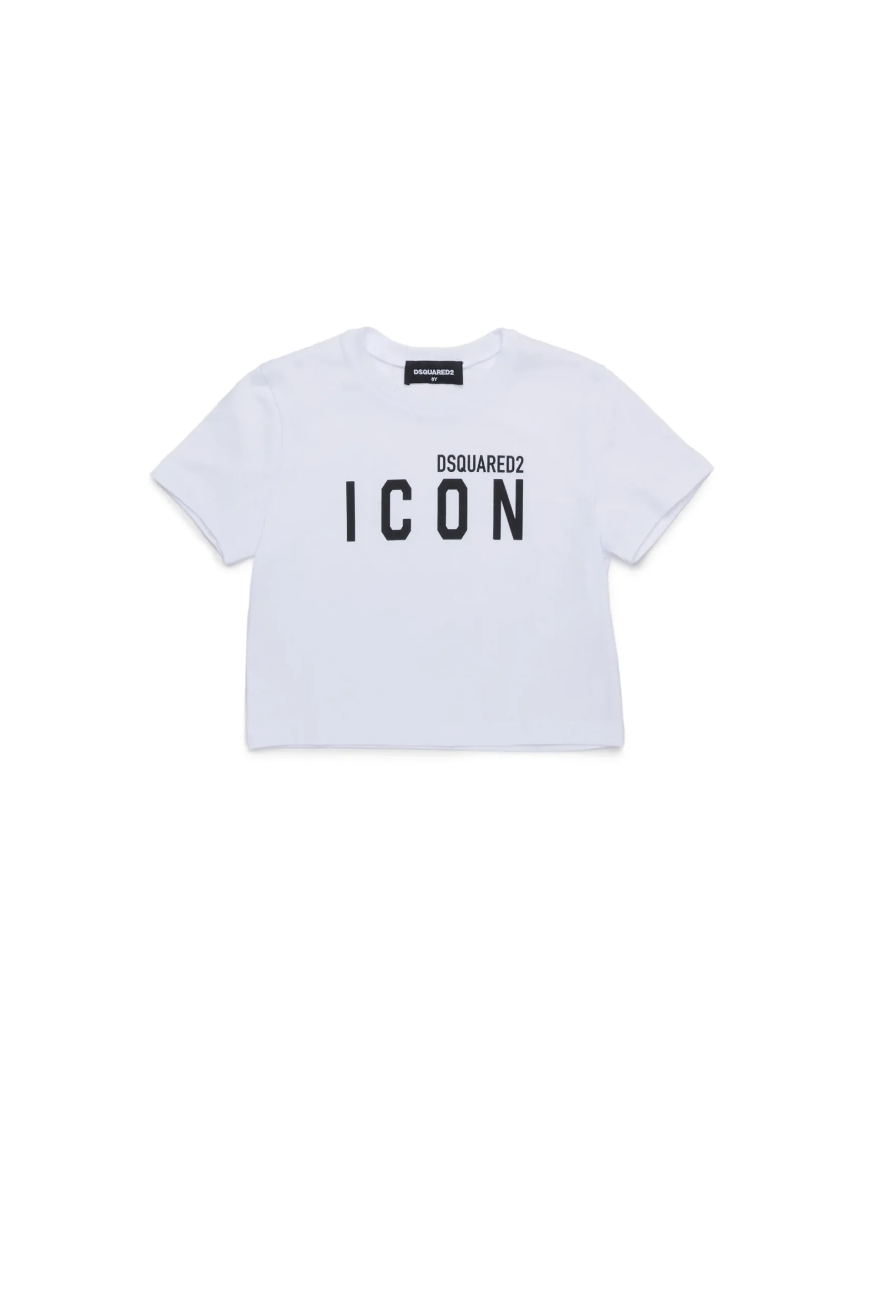 DSQUARED2 T-shirt cropped con logo ICON | Bambino T-Shirts | Activewear