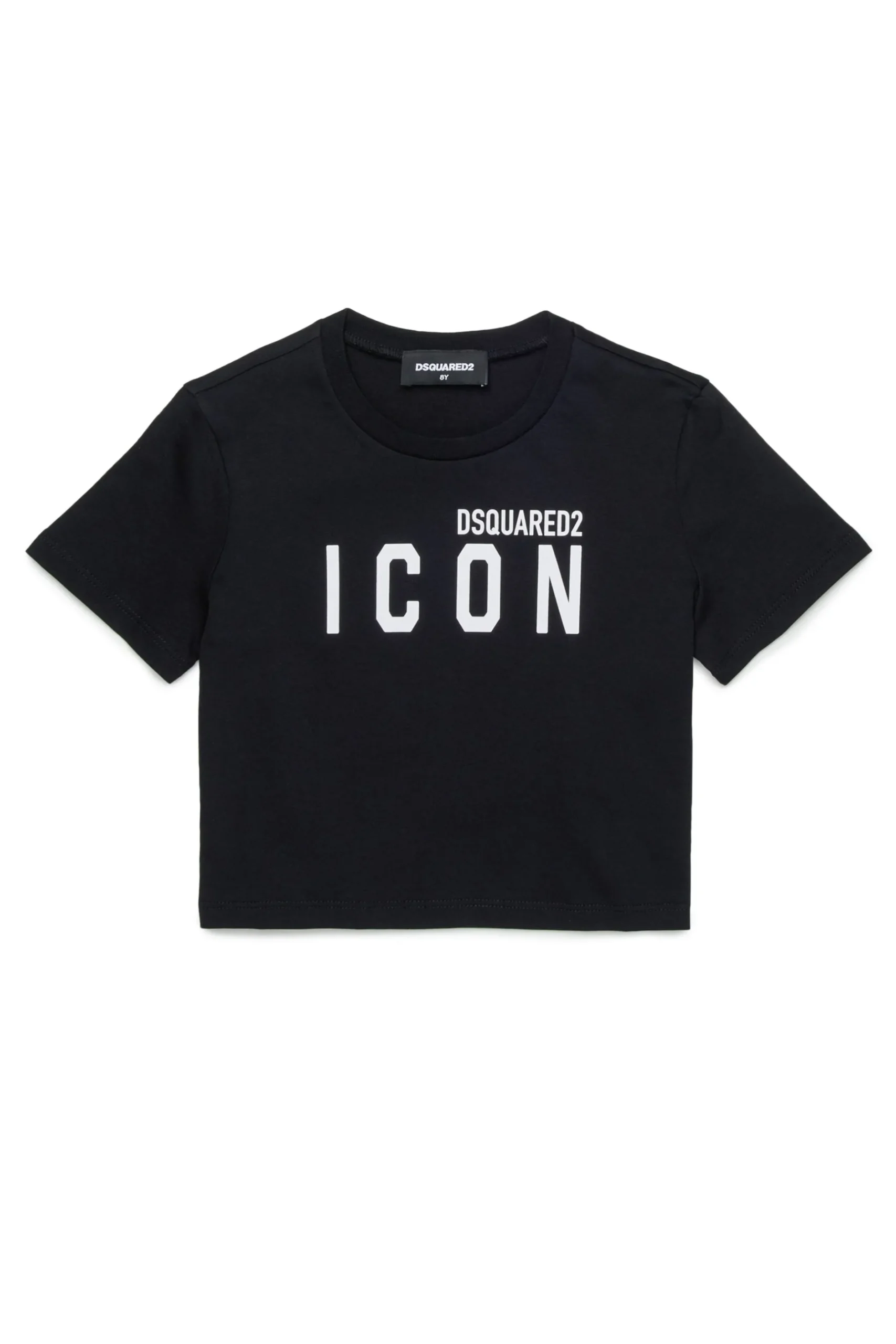 DSQUARED2 T-shirt cropped con logo ICON | Bambino T-Shirts | Activewear